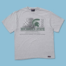 2000 Michigan Spartans T-Shirt Large - Double Double Vintage