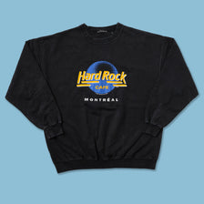 1989 Hard Rock Cafe Montreal Sweater Medium - Double Double Vintage