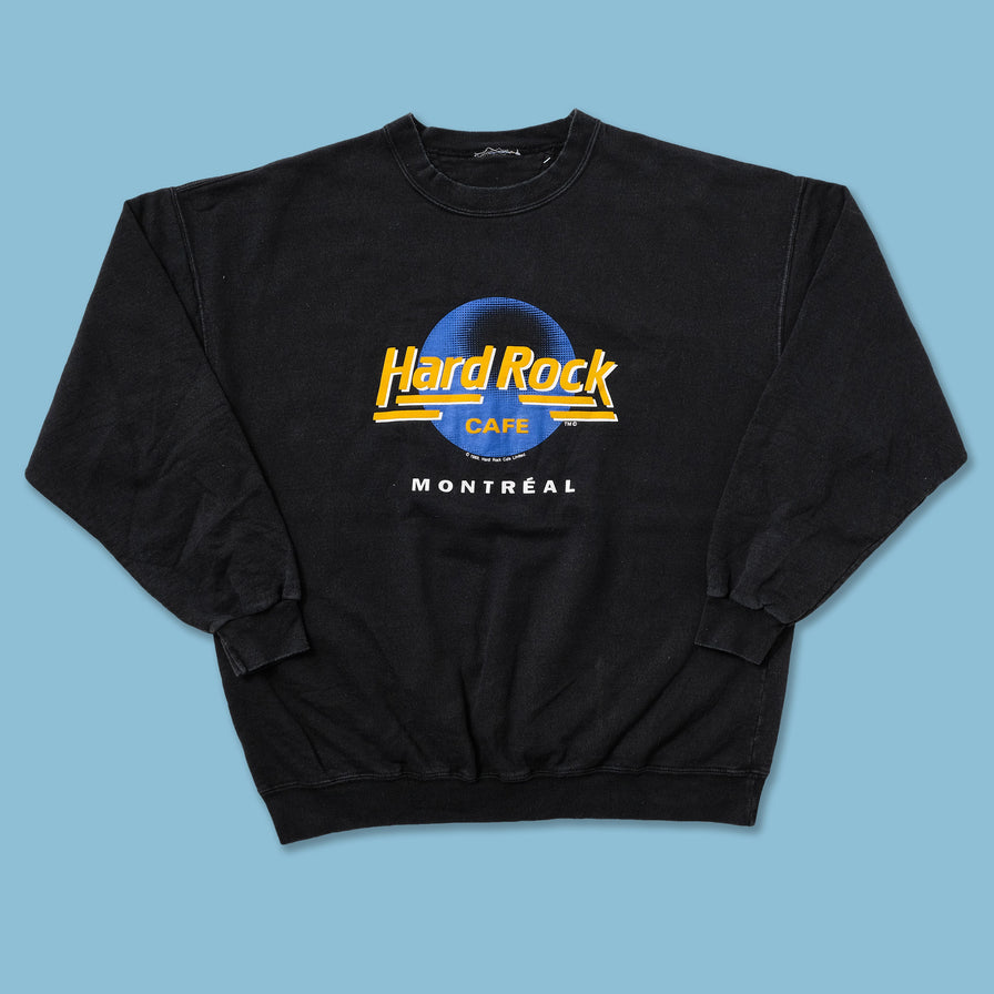 1989 Hard Rock Cafe Montreal Sweater Medium - Double Double Vintage