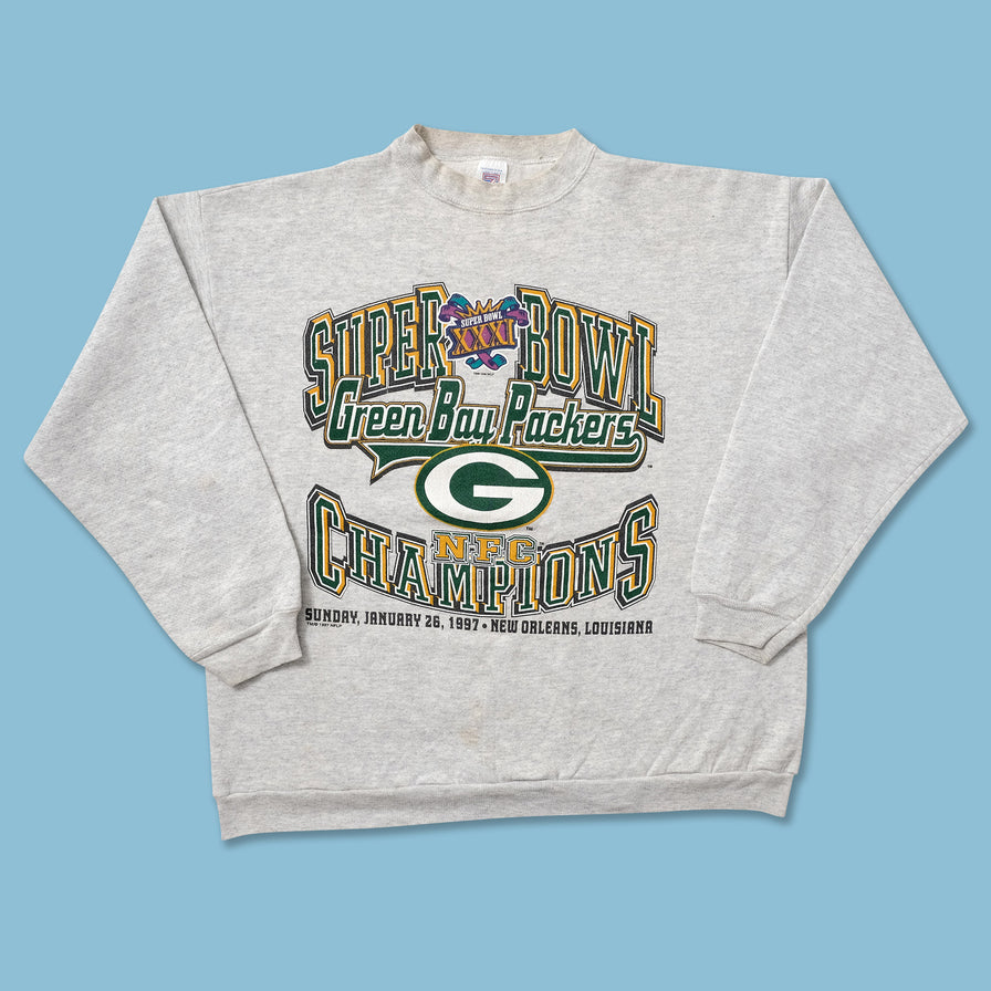 1997 Greenbay Packers Sweater Large - Double Double Vintage