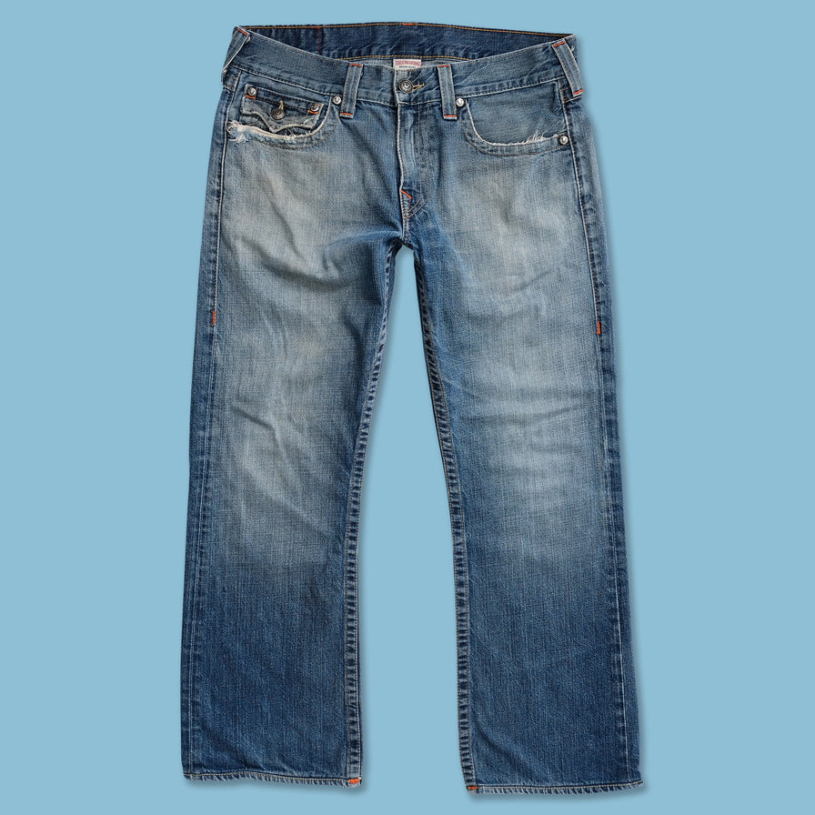 Y2K True Religion Denim Pants 34x30 - Double Double Vintage