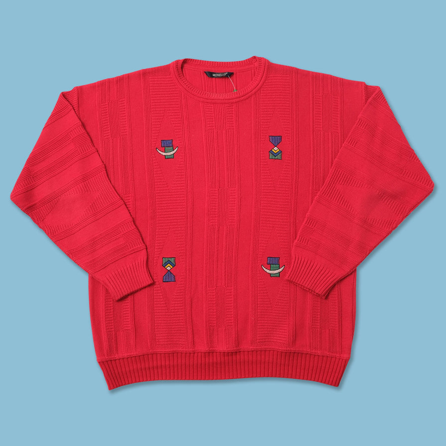Vintage Monello Knit Sweater Large 
