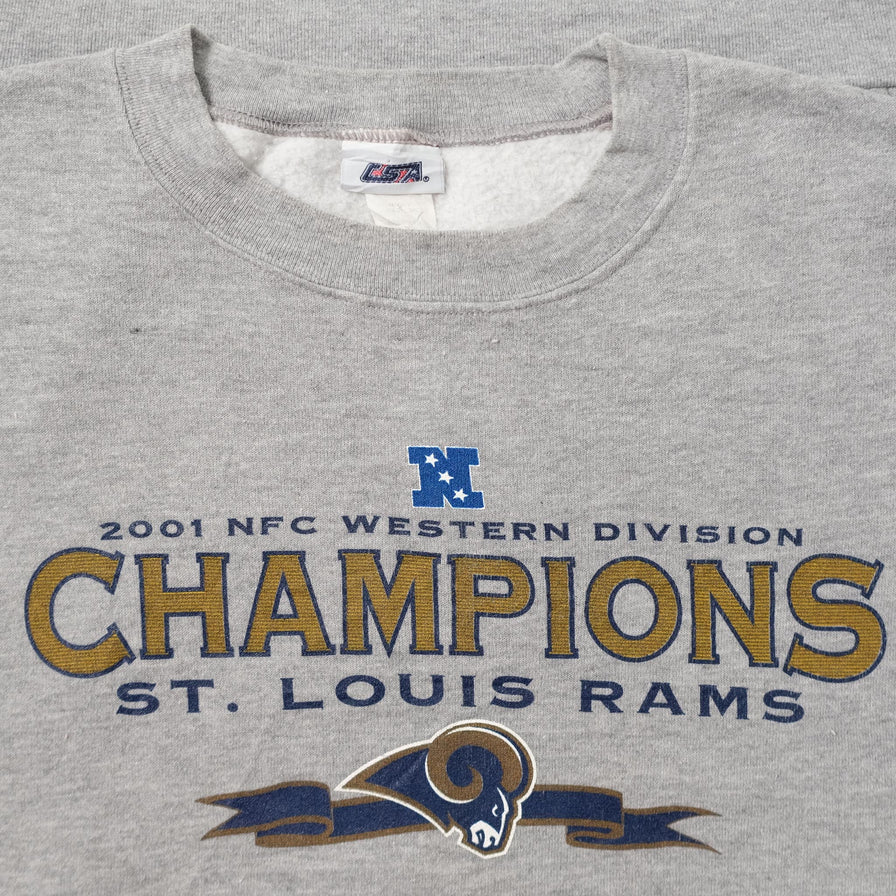 Vintage 2001 St. Louis Rams Sweater Large 