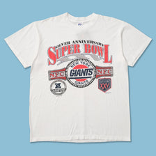 Vintage 1990 New York Giants T-Shirt Medium 