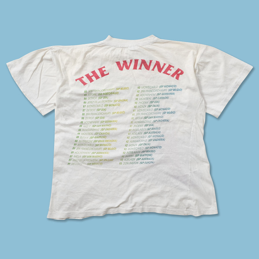 Vintage Ayrton Senna T-Shirt Medium 