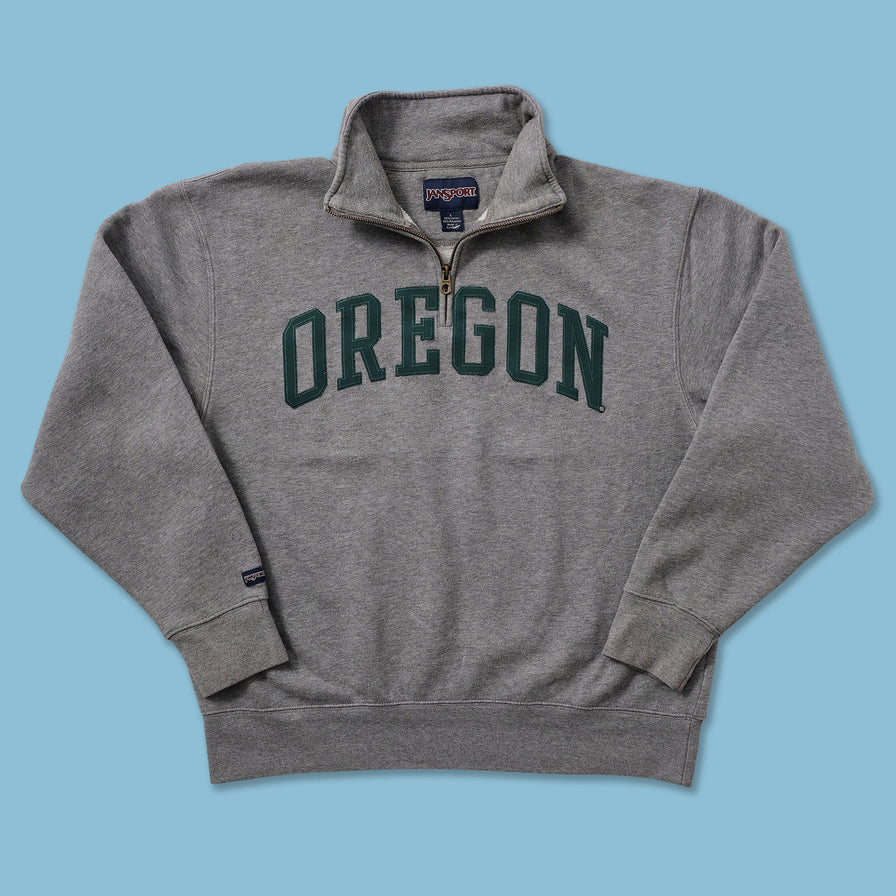 Vintage Oregon Q-Zip Sweater Large 