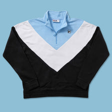 Vintage Fila Q-Zip Sweater Large 