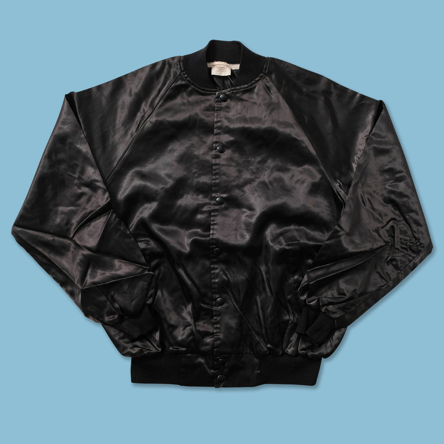 Vintage Satin Varsity Jacket Large 