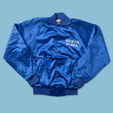 Women's Satin Varsity Jacket Medium 