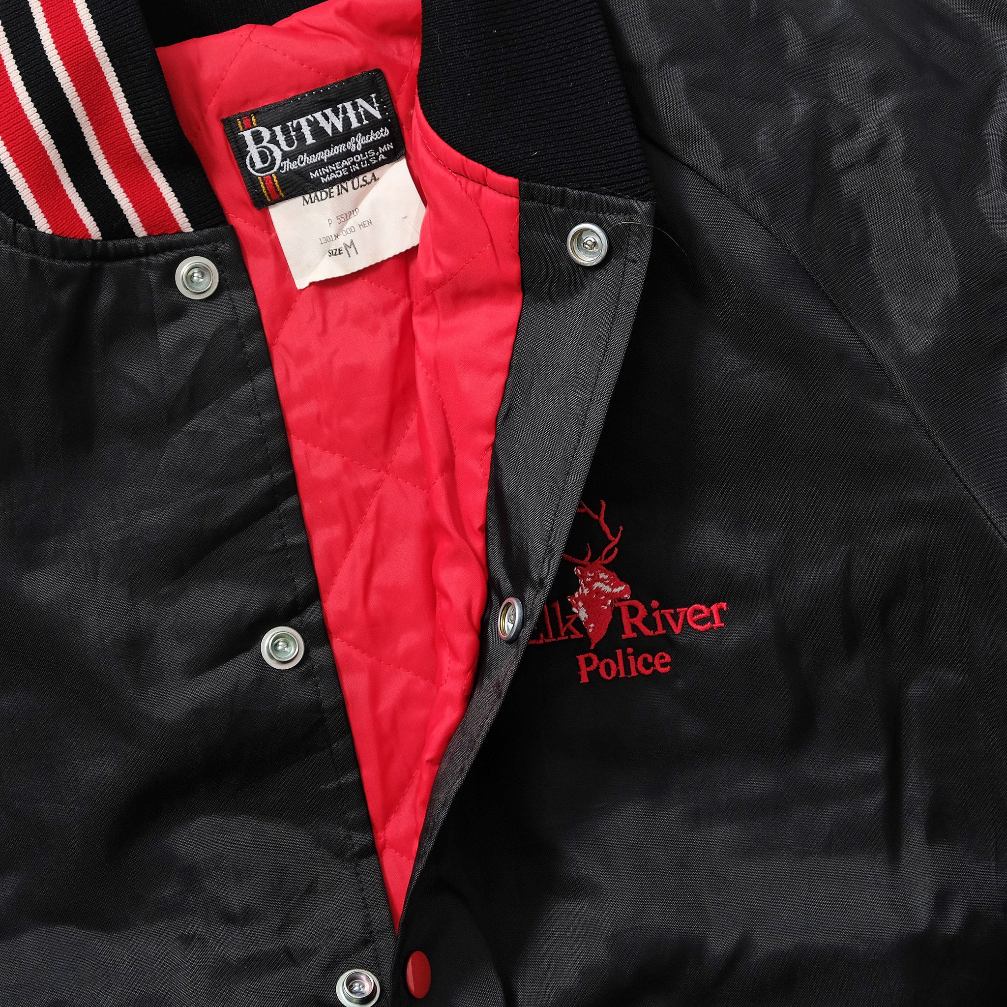 Tommy Hilfiger Denim USA Vintage College Jacket Varsity Leather Size: M  Rare