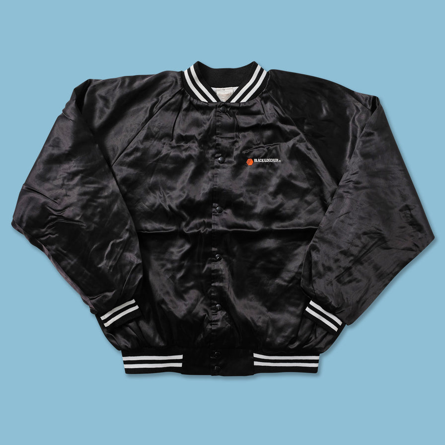 champion satin varsity jacket