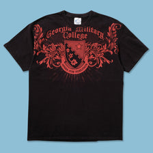 Vintage Georgia Military College T-Shirt Large 