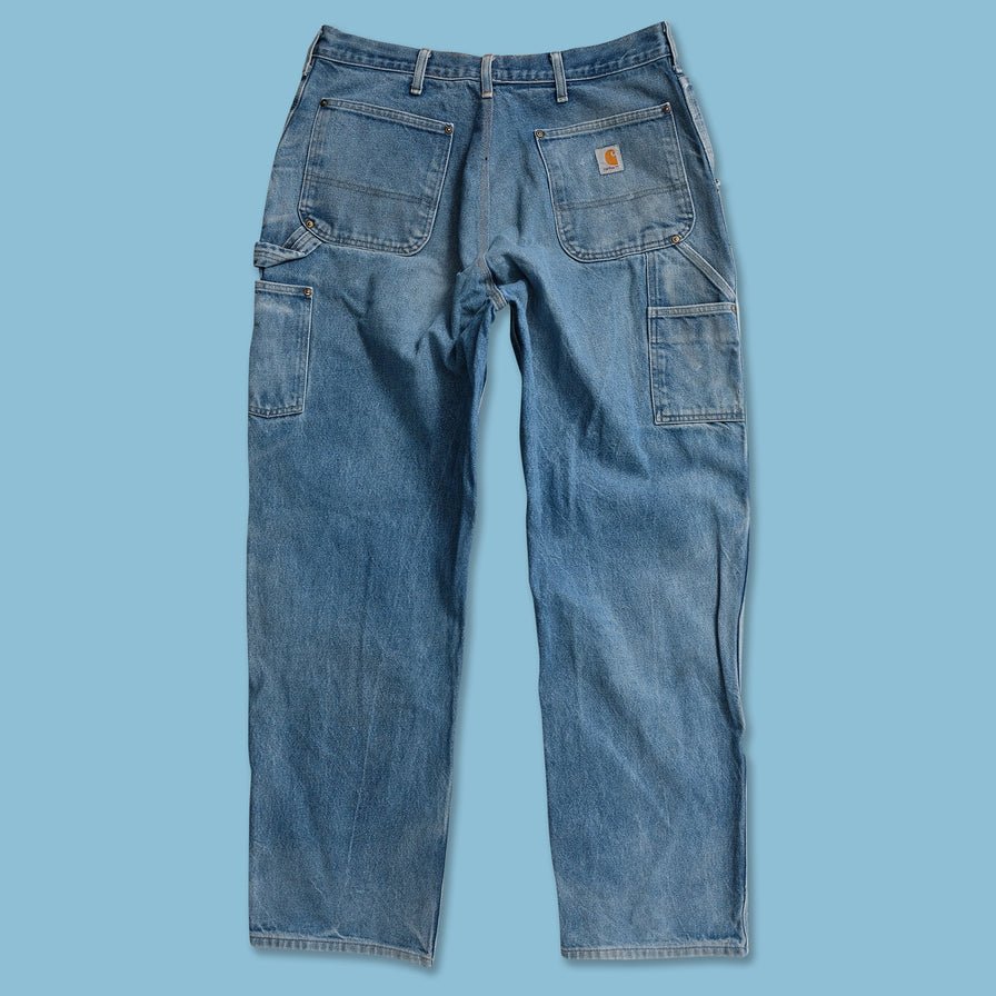 Vintage Carhartt Double Knee Denim Pants 38x32 