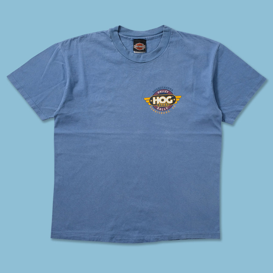 1996 Harley Rally Harrisburg T-Shirt Medium 