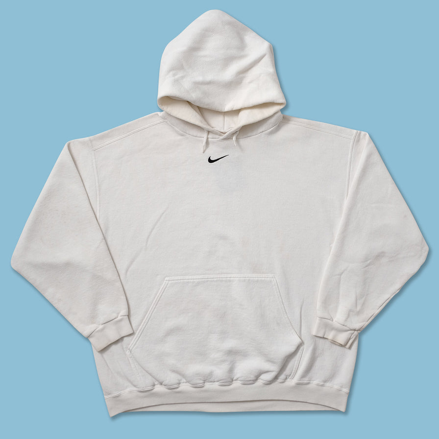 Vintage Nike Center Swoosh Hoody XLarge - Double Double Vintage