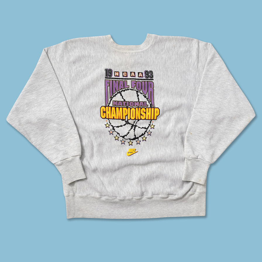 1993 Nike NCAA Final Four Sweater Medium - Double Double Vintage