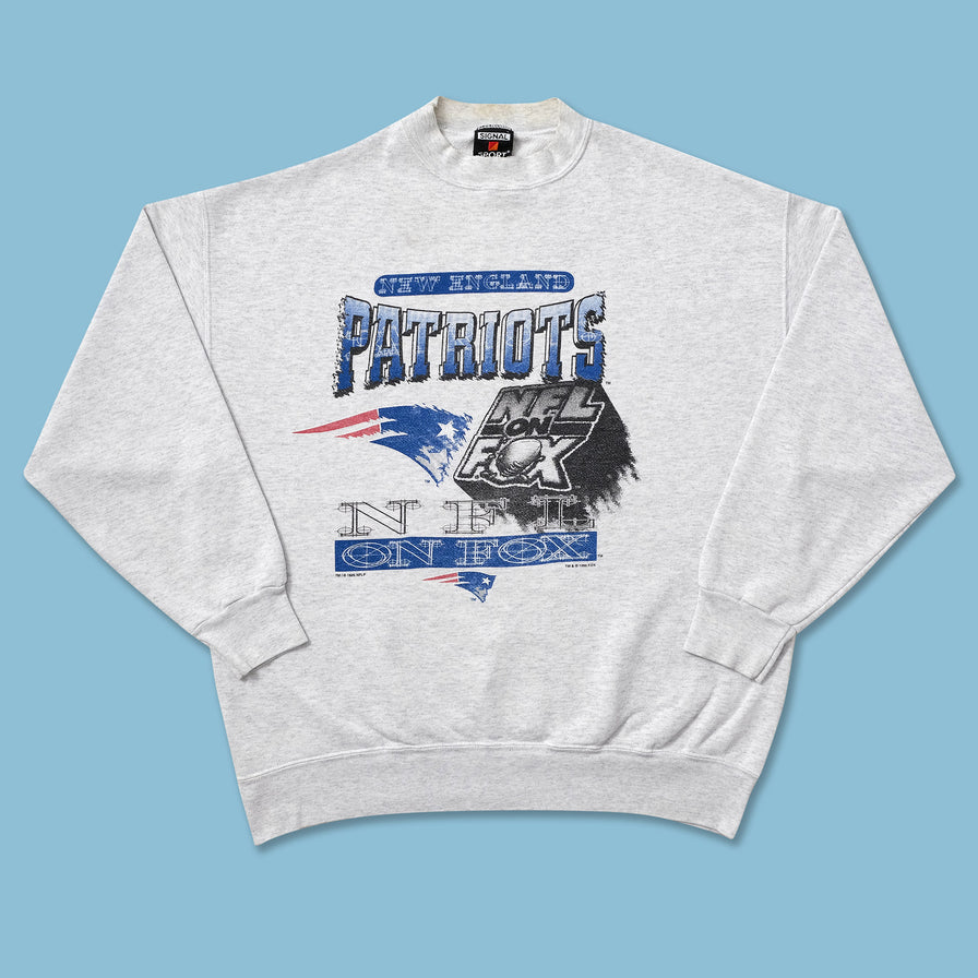 1996 New England Patriots Sweater Large - Double Double Vintage