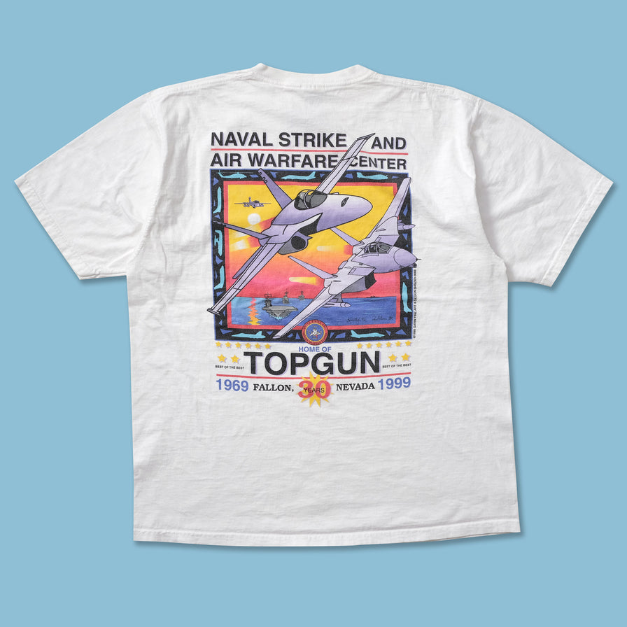 1999 Home Of Topgun T-Shirt Large - Double Double Vintage