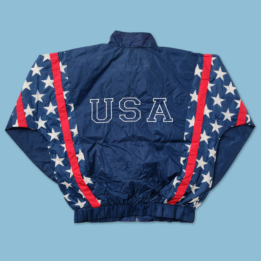 1996 Olympics USA Track Jacket Large - Double Double Vintage