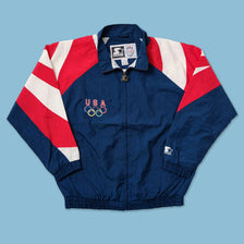 Vintage Starter Olympics USA Light Jacket XXL - Double Double Vintage
