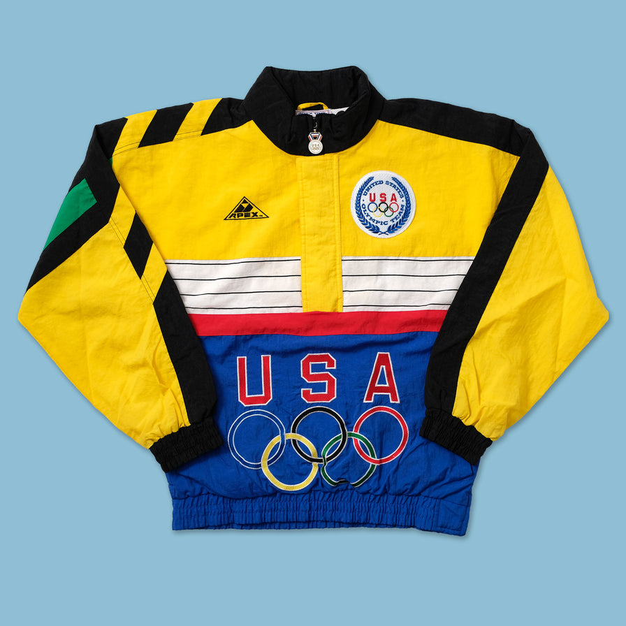Vintage Olympics USA Windbreaker Small - Double Double Vintage
