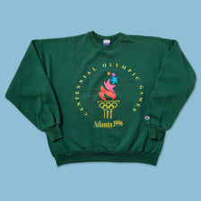 1996 Champion Atlanta Olympics Sweater Large - Double Double Vintage