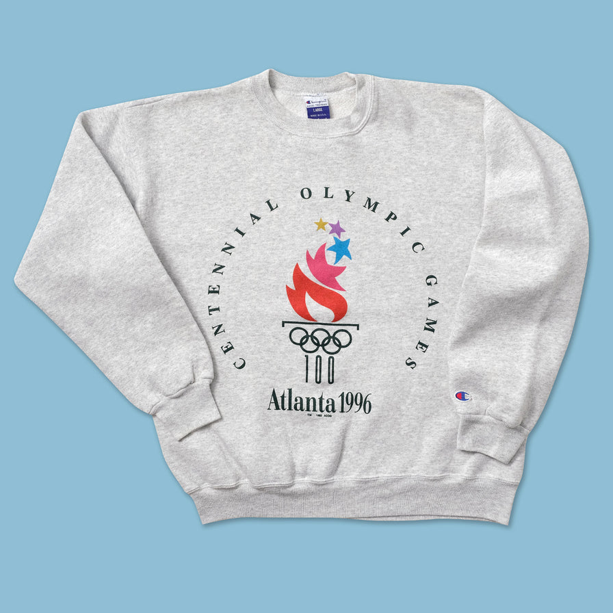 1996 Champion Atlanta Olympics Sweater Small - Double Double Vintage