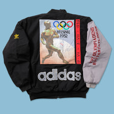 Vintage adidas Olympics Stockholm '56 Bomber Jacket Large - Double Double Vintage
