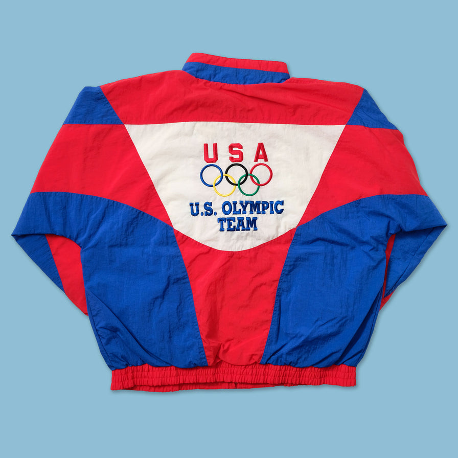Vintage Olympics Team USA Light Jacket XLarge - Double Double Vintage
