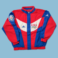 Vintage Olympics Team USA Light Jacket XLarge - Double Double Vintage