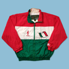 1996 Starter Atlanta Olympics Italy Track Jacket XLarge - Double Double Vintage