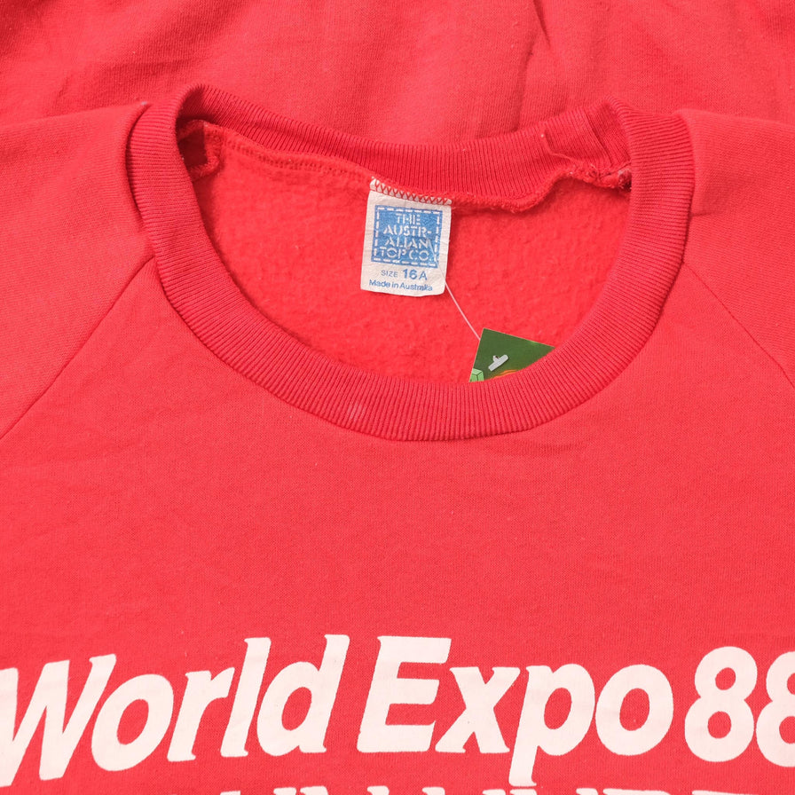 Vintage 1988 World Expo Sweater Medium 