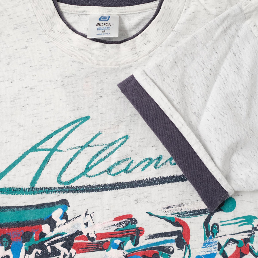 Vintage 1992 Atlanta T-Shirt Medium 