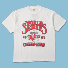 Vintage 1987 Minnesota Twins T-Shirt Small 