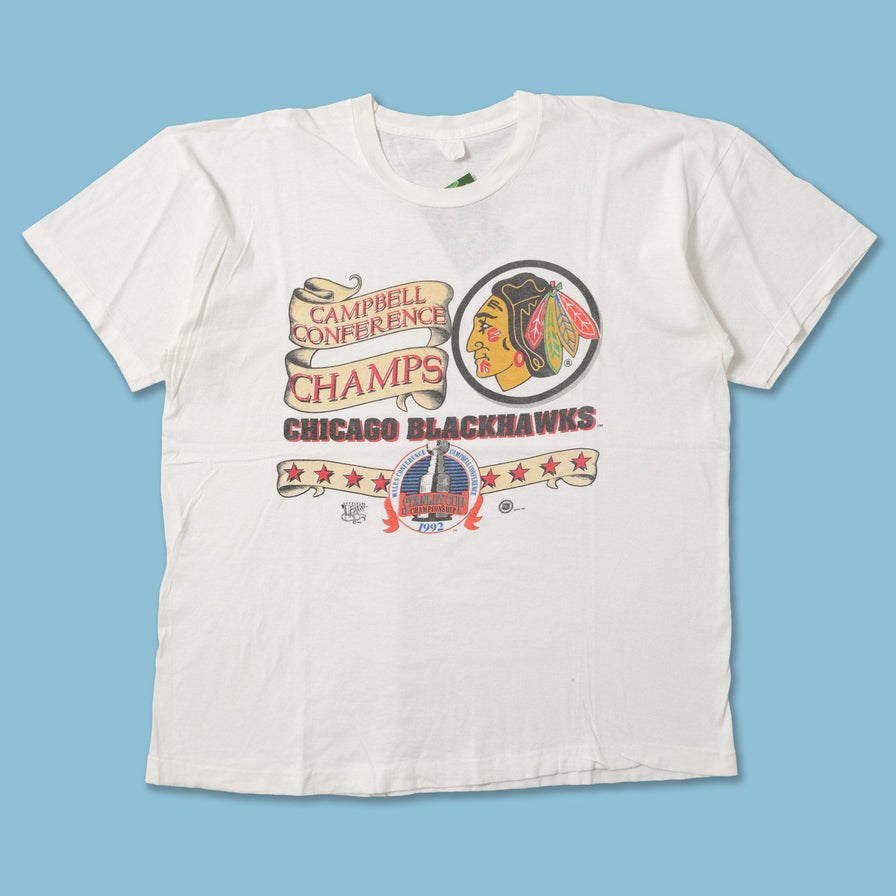 Vintage 1992 Chicago Blackhawks T-Shirt Large 