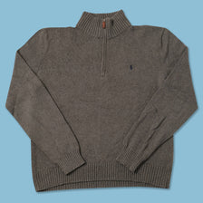 Vintage Polo Ralph Lauren Q-Zip Sweater Large 