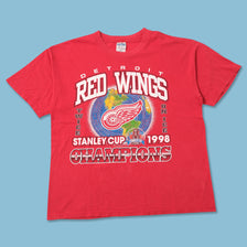 Vintage 1998 Detroit Red Wings T-Shirt XLarge 