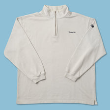 Vintage Reebok Q-Zip Sweater Large 