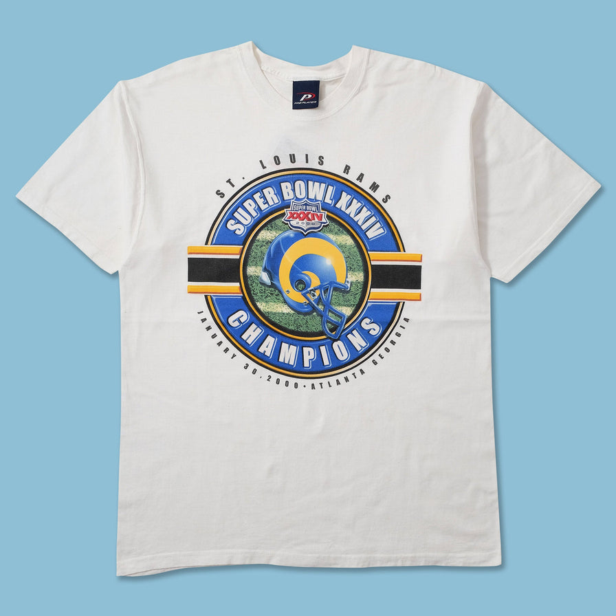 2000 St. Louis Rams Super Bowl T-Shirt Large 