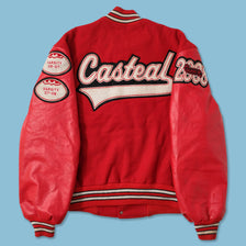 Vintage Wool Leather Varsity Jacket XLarge 