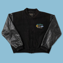 Vintage Wool Leather Varsity Jacket XLarge 