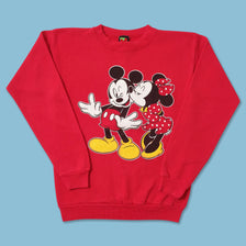 Vintage Women's Mickey and Minnie Mouse Sweater XSmall 