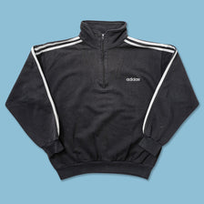 Vintage adidas Q-Zip Sweater Small 