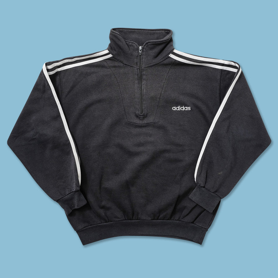 Vintage adidas Q-Zip Sweater Small 