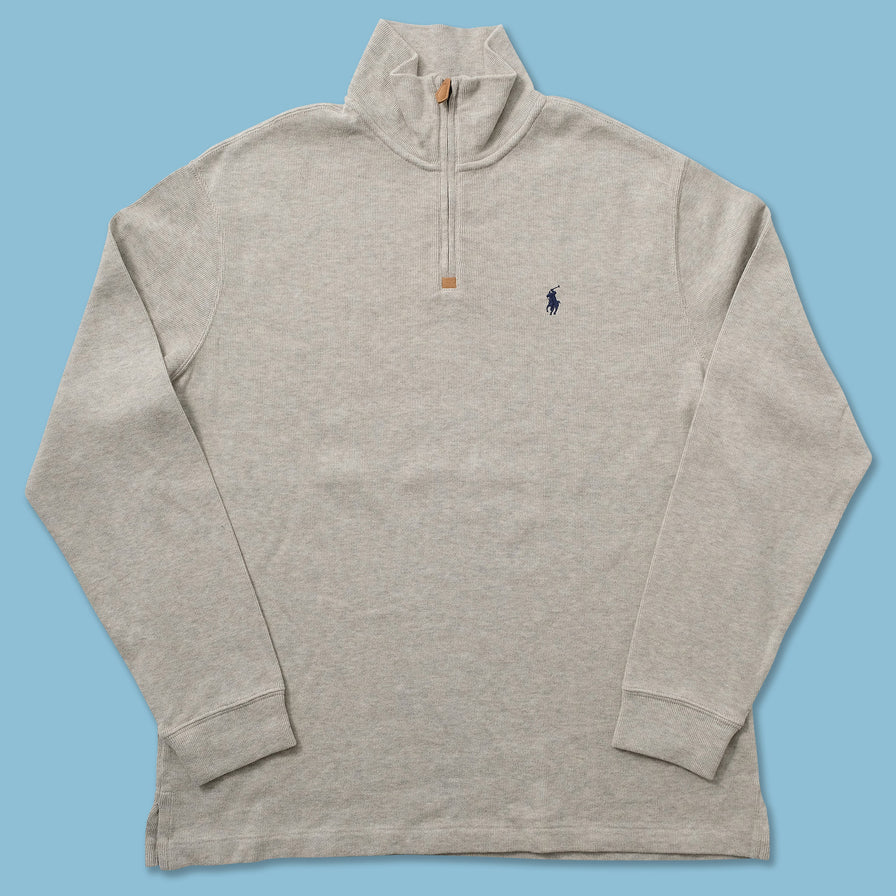 Vintage Polo Ralph Lauren Q-Zip Sweater Large 