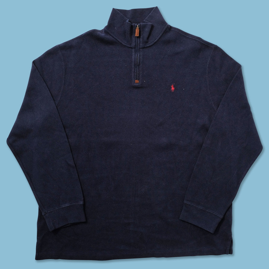Vintage Polo Ralph Lauren Q-Zip Sweater XXL 