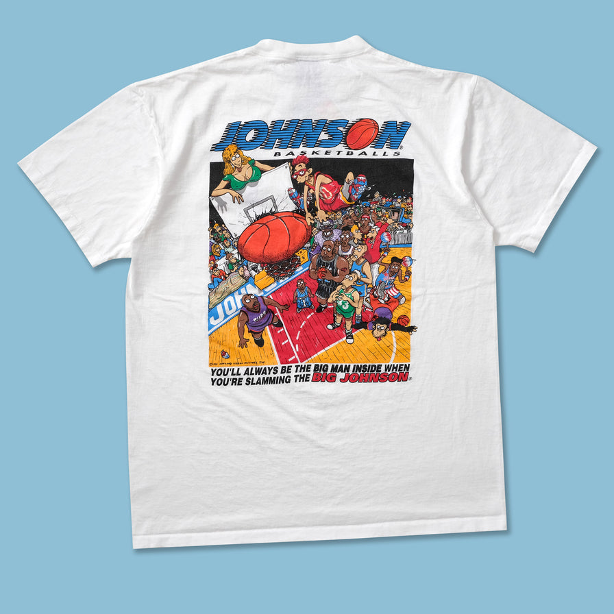 1995 Johnson Basketballs T-Shirt Large - Double Double Vintage