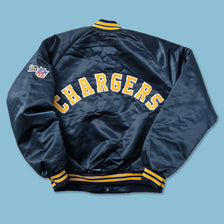 Vintage San Diego Chargers Satin Bomber Jacket XLarge - Double Double Vintage