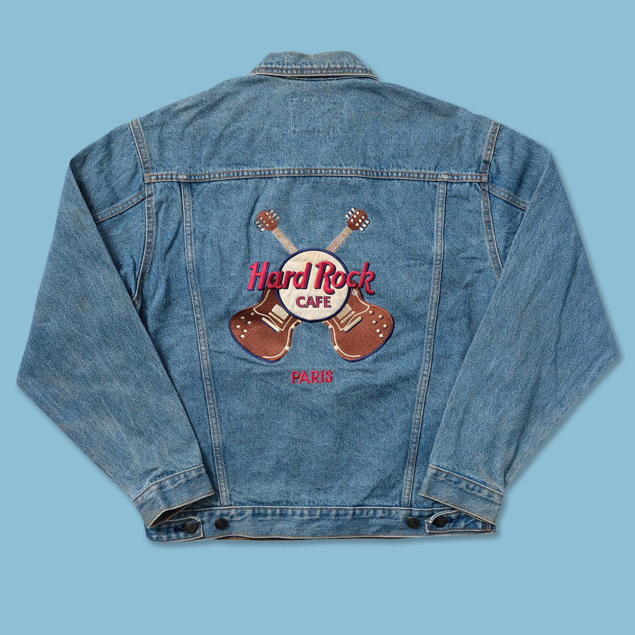 Vintage Hard Rock Cafe Paris Denim Jacket Medium - Double Double Vintage