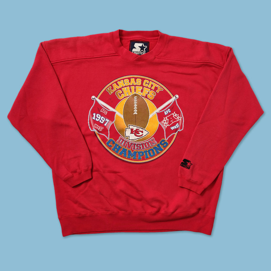 1997 Starter Kansas City Chiefs Sweater XLarge - Double Double Vintage